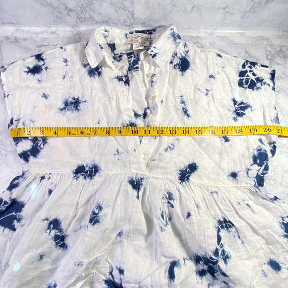 Rachel Zoe Tie Dye Babydoll Linen Top XS - Picture 5 of 8